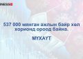 Text in image: "537 000 мянган ажилын байп хөл хоронд opod байна. МУХАҮT." Суурь: Вирус ба маск график, компани төсөөлөлд үзүүлэх нөлөөллийг онцолсон бизнесийн график. - Business.MN